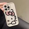 Sanrio Hello Kitty Phone Case For IPhone 16 15 14 13 12 11 Pro Max Mini XR XS X 7 8 Plus Soft TPU Back Cover