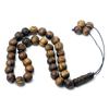 Islamic Muslim Wood Bracelet Pendant Wooden Rosary Beads 33pcs Prayer Bead for Home Women Men Religion Eid Ramadan Gift