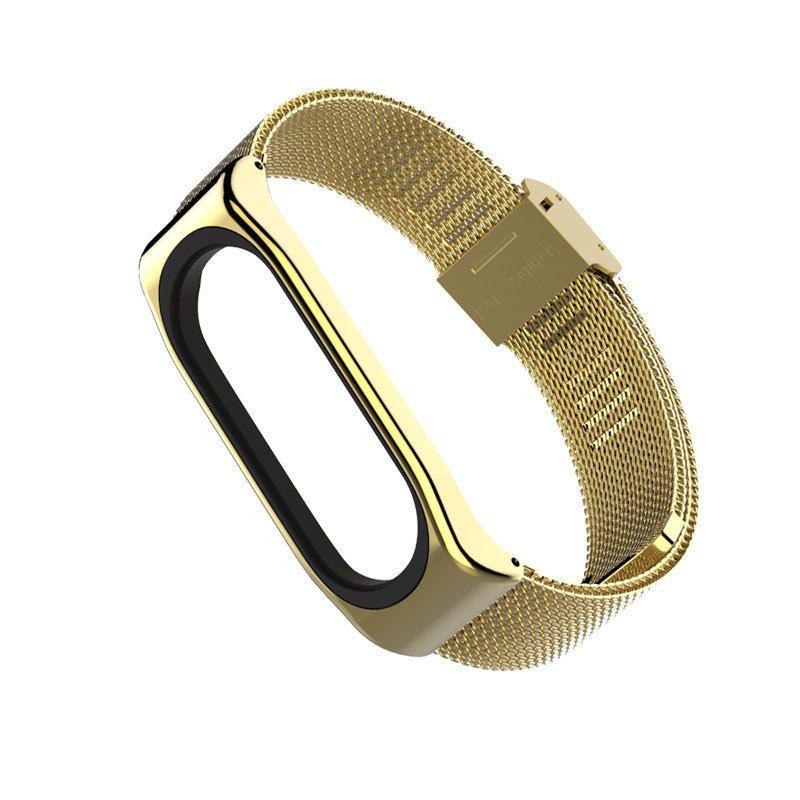 Strap Luxury Wrist Metal Wristband For Xiaomi Mi Band 3 Magnetic Steel Stainless