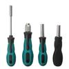 Chave de fenda multifuncional de liberação rápida de 6,35 mm de 1/4" com haste adaptadora e bico
