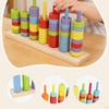 Color-sorting Stacking Toy, Block Set, Early Childhood Learning Rainbow Rings