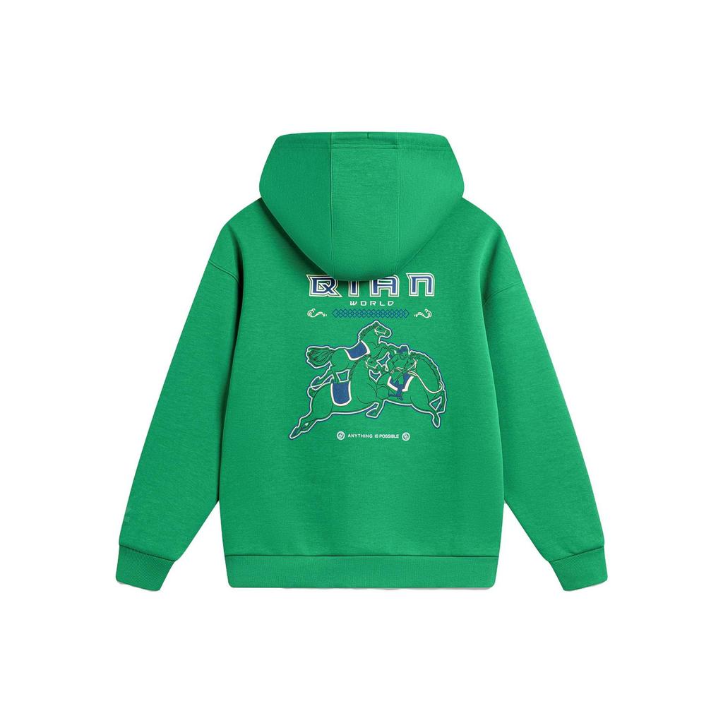 Li Ning Sports Life Collection Sweatshirt Unisex Turquoise Green AWDTE21-2