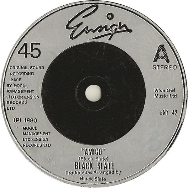 7inch Record BLACK SLATE Amigo ENY42 Ensign 1980 UK Reggae Ska Dub Used