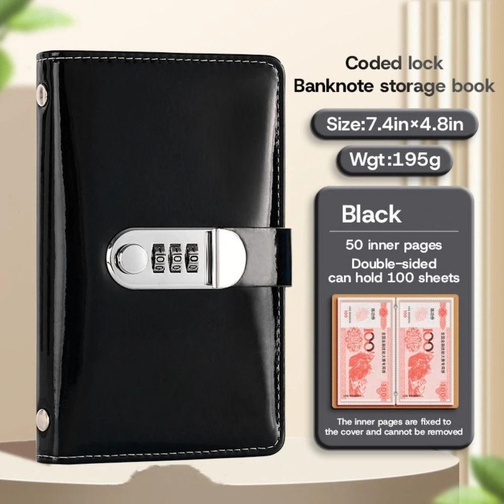 Laser Budget Binder 50Sheets Account Book Savings Challenge Tracker Book  Stainless Ring Binder