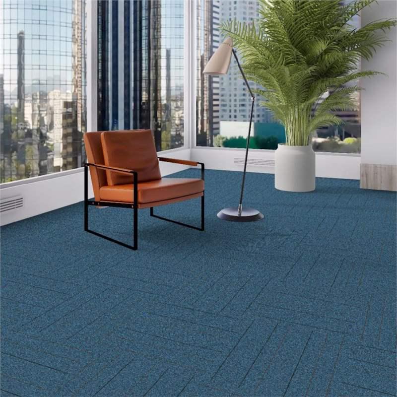 Thickened Commercial Office Carpet Tiles for Large Area Flooring