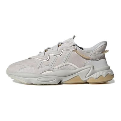 Originals Ozweego Deportes Comodidad Absorción de Impactos Antideslizantes Duraderos Zapatillas Casuales de Caña Baja Unisex Gris GY3542