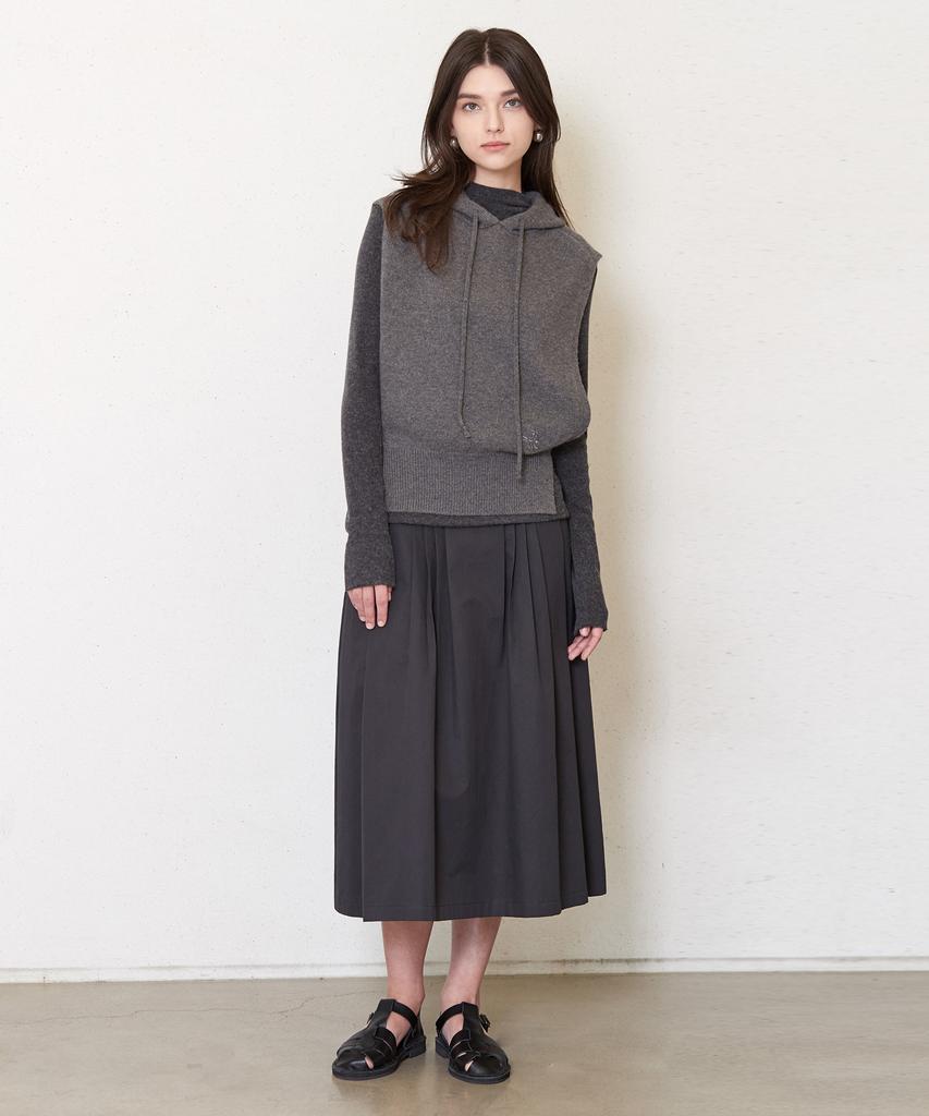 Jun By Jun K 8-Tuck Cotton Skirt_Smock