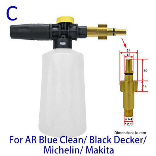 High Pressure Foam Sprayer & Water Nozzle for Home and Car Wash