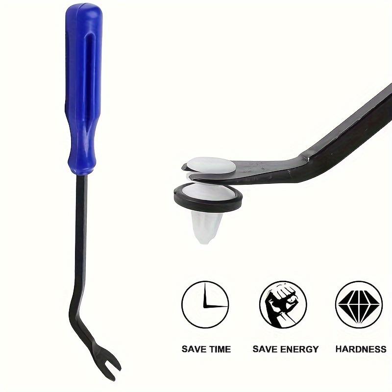 1Pcs Heavy-Duty Car Trim Removal Tool - Professional Clip Puller, Rivet Remover, Durable Pry Bar for DIY Auto Panel, Door & Window Repair