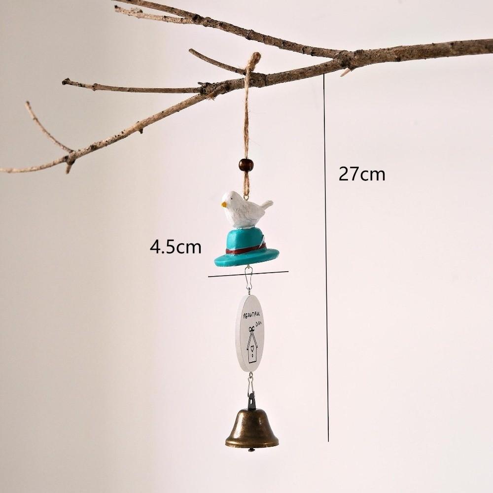 Cartoon Animal Wind Bell Copper Hanging Pendant New Hanging Ornament Garden Decor Bird