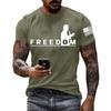 Men's Printed Short Sleeve T-Shirt Men's Loose Casual Short Sleeve Top