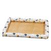Lightweight Breathable Rattan Pet Bed - Summer Cooling Mat Pad Ice Nest Cooling Bed for Small Dogs Cats & Small Animal Supplies