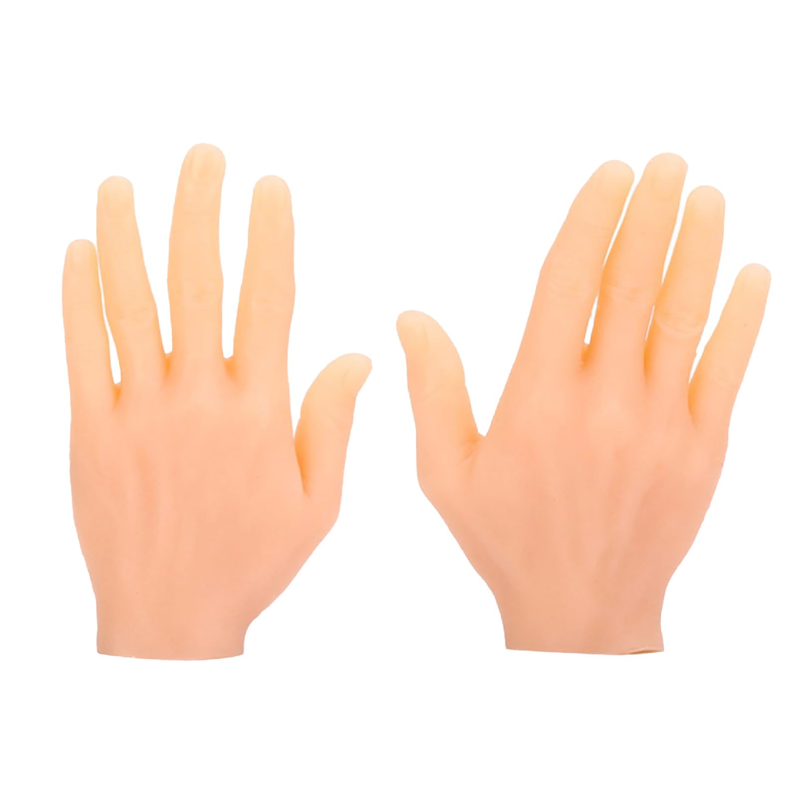 Famimueno Hand Model, Silicone Mannequin, Realistic Model Torso, Life-Size, Soft (Male, Right and Left Hand Set)
