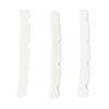 3Pcs Curved Bottom Bass Nut 4 String Slotted Bone Bass Nut Replacement for Fender