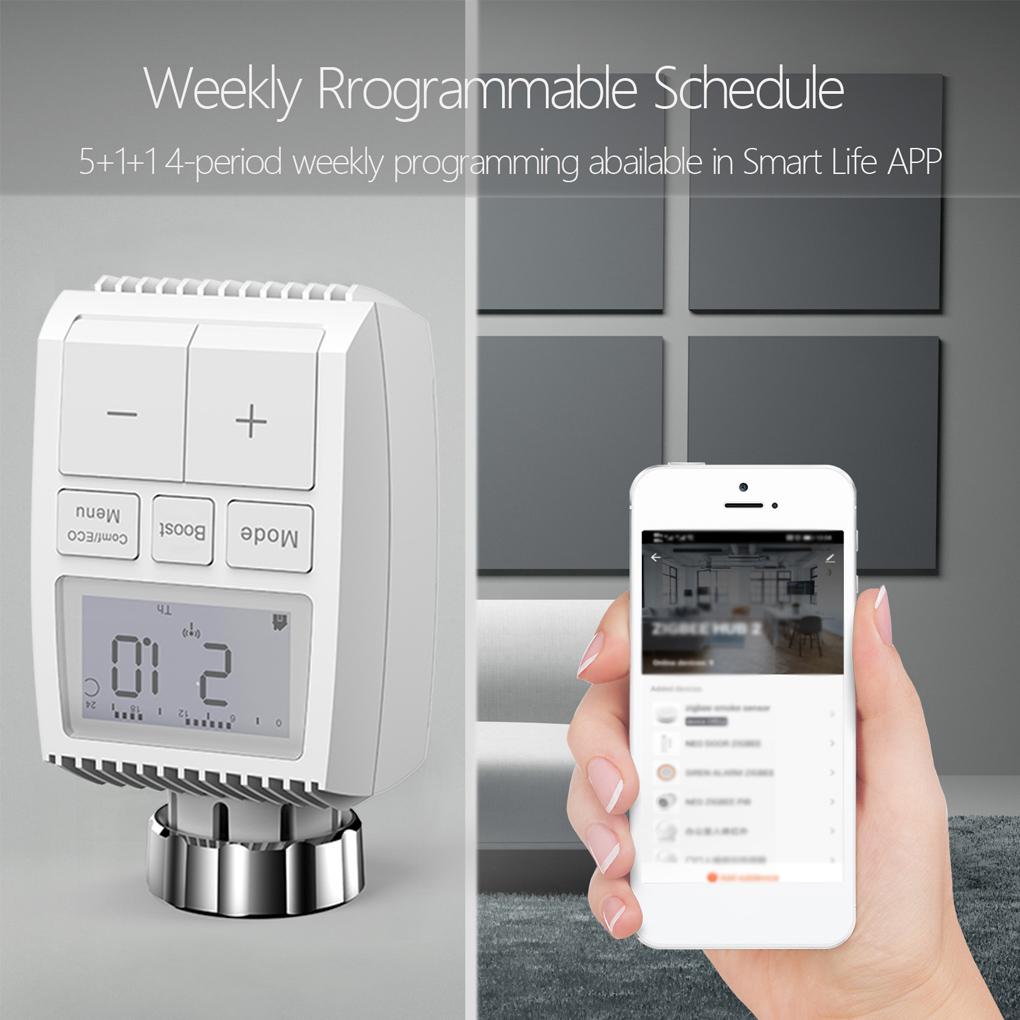 Buy Zigbee3.0 WiFi Heating Radiator Temperature Controller Regulator