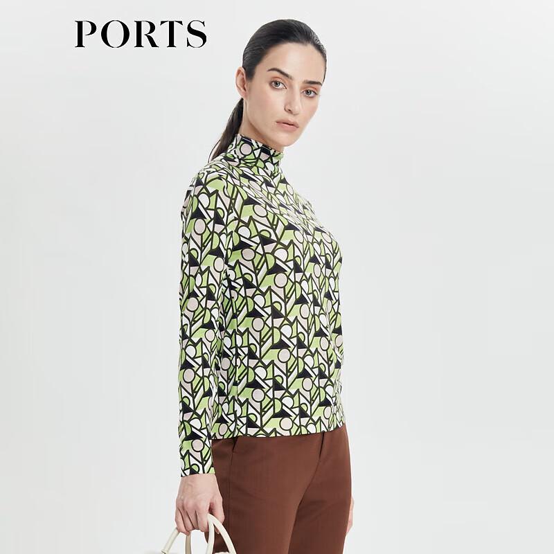 PORTS Women's Autumn/Winter Knitted Long-Sleeve Round Neck Pullover