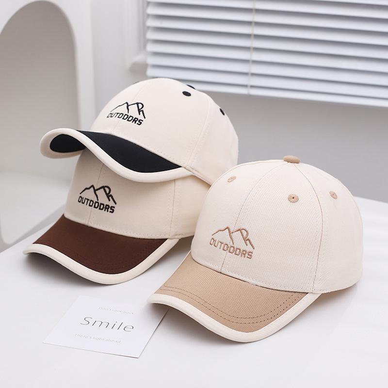 Baby Kids Baseball Cap 52cm 2-6 Years Sun Hat for Boys Girls Toddler Children Adjustable Short Brim Sunscreen Hats Caps