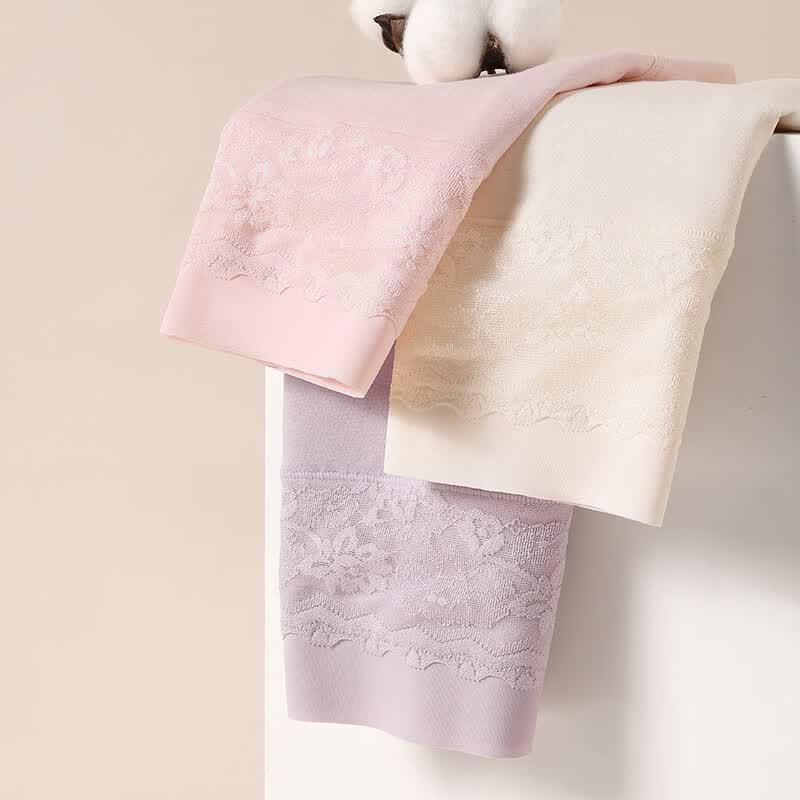 Fenteng Women's 10A Antibacterial High-Waist Lace Briefs 3-Pack