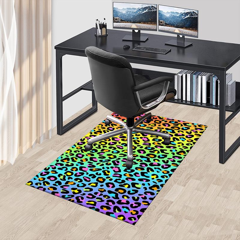 1PC Leopard print Extra Large Non Slip Floor carpet, Office, family, Studio   Large Area Rug Indoor Rugs, Bold Statement Piece