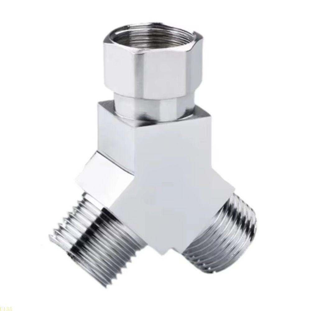 Female/Male Thread Water Pipe Adapter G1/2 Thread Three Way Connector  Bidet Sprayer