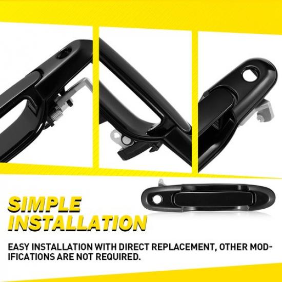 6x Exterior Outside Outer Interior Door Handle For Toyota Sienna 1998 99-2003 EA