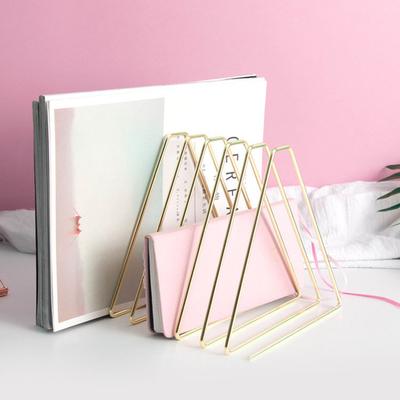 Retractable Triangular Metal Bookends Manufacturers Wholesale Simple Iron Bookends Bookends Bookstore Creative Display Bookends Shelves