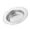 Kitchen Sink Strainer Stainless Steel Rustproof Large Wide Rim Sink Drain Basket for Home L