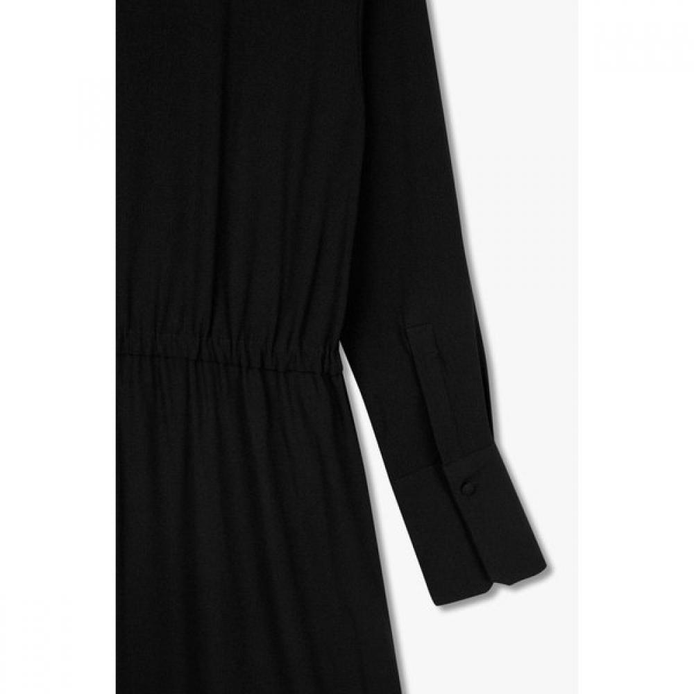 Emporio Armani Women Stretch DraWstring Collar Dress 24 F W  A524312503 