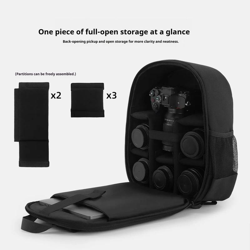YAKUSS EVA Hard Case Camera Bag Professional Protective Backpack SLR Camera Storage Backpack With Computer Compartment