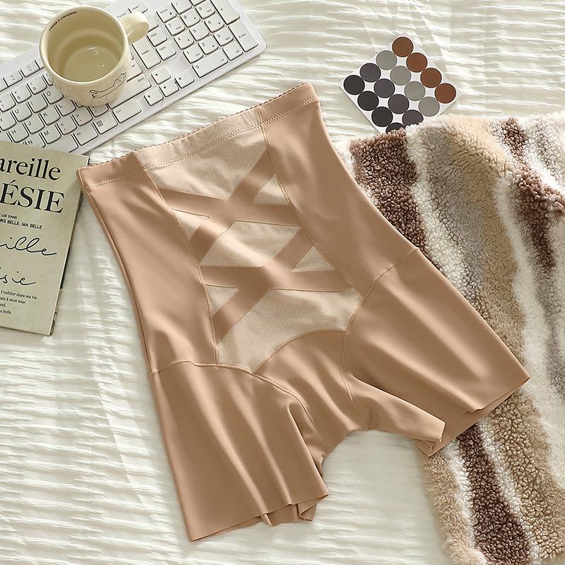 Women Summer Postpartum Safety Body Shaping Without A Trace High Waist Belly Lift Hip Flat Angle Underwear