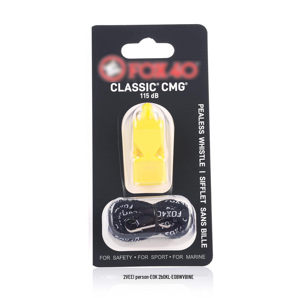 Fox40 Sports Referee Whistle - Black Card, Outdoor Rescue, Multiple Colors Available жёлтый