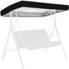 Gray Green Outdoor Swing Canopy: Waterproof Rainproof Sunshade Cover