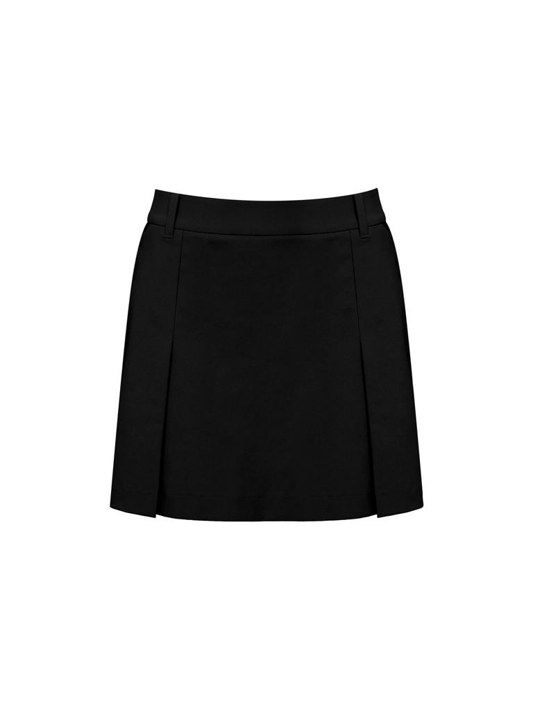 WIDEANGLE To W.Ice Cold Sense Banding Culotte Shorts L_Black