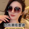 Brand Design  Fashion New Polygonal Metal Sunglasses Retro Ladies Glasses Classic Trend Luxury Driving Travel Eyewear