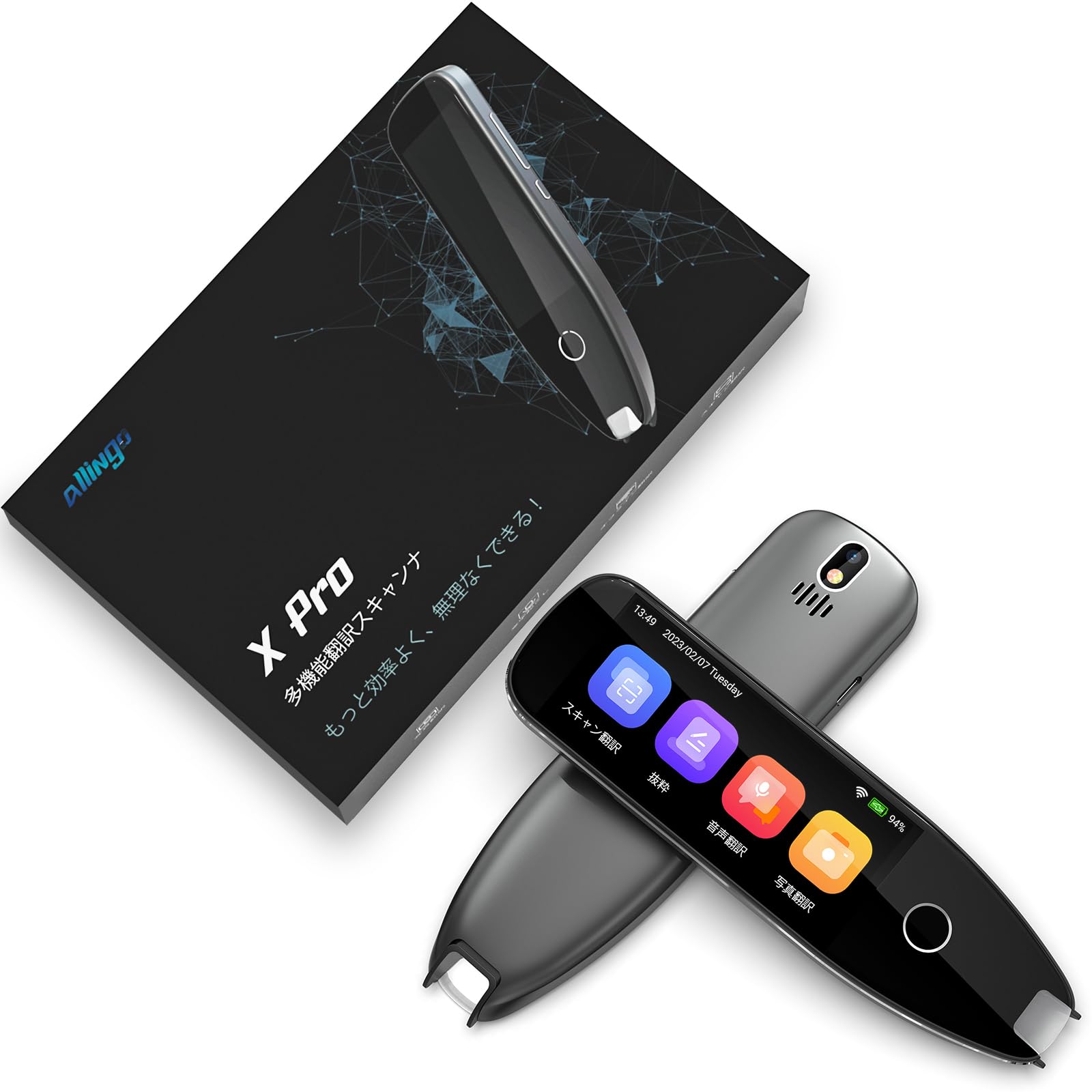 

для Pro Voice Поддерживает 134 Сканирование Вертикальное письмо Голосовой текст Запись Камера Bluetooth Отлично подходит для изучения иностранных языков за границей, работы, деловых поездок