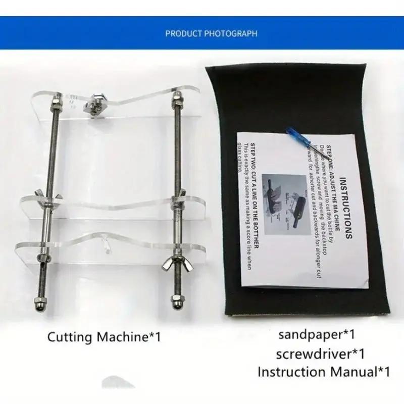 New DIY Wine Bottle Cutting Machine Handmade DIY Vase Lamp Beer Glass Bottle Cutter Cutting Machine Glass Bottle Cutting Tool