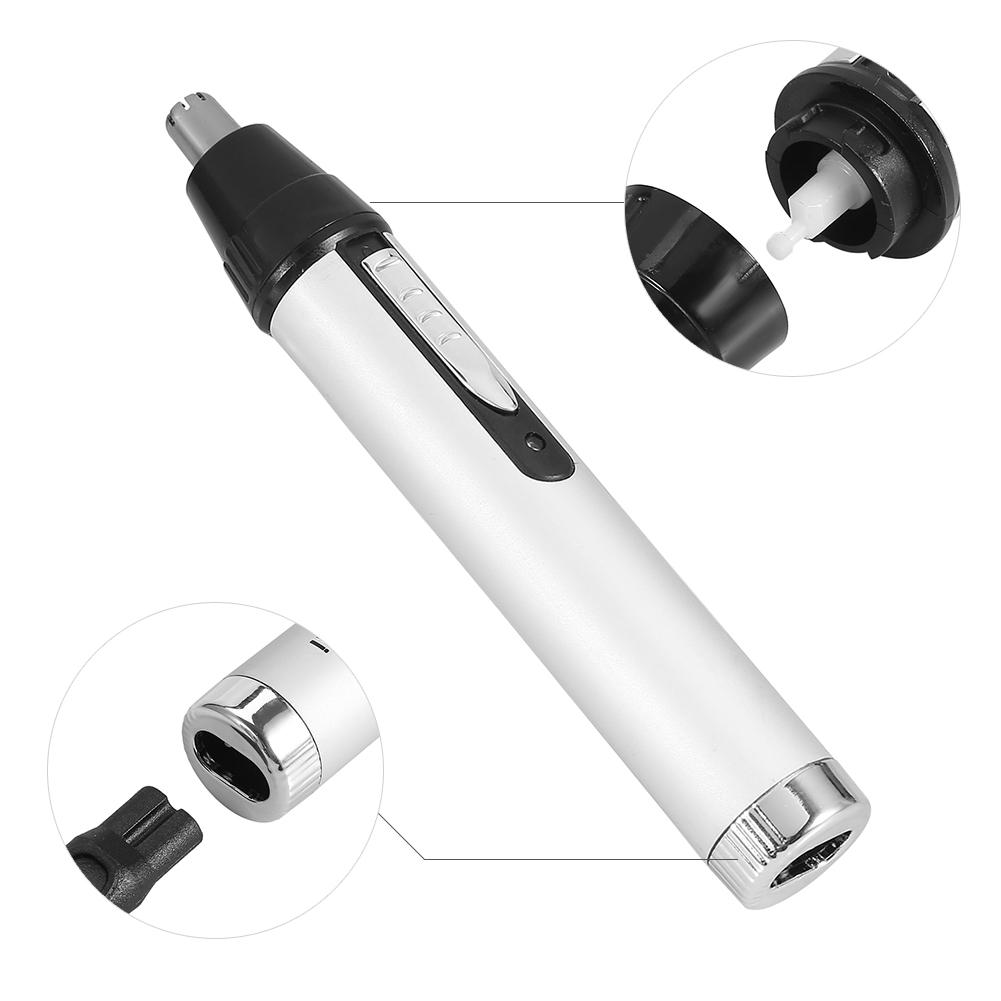 3 In 1 Rechargeable Mens Hair Removal Nose Ear Temple Trimmer Electric Clipper Grooming Kit