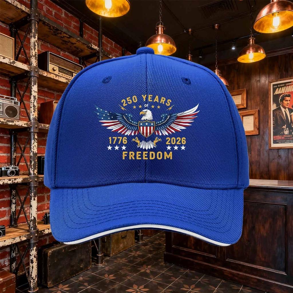 Years Freedom Eagle Commemorative Baseball Cap Casual Cotton Adjustable Hat
