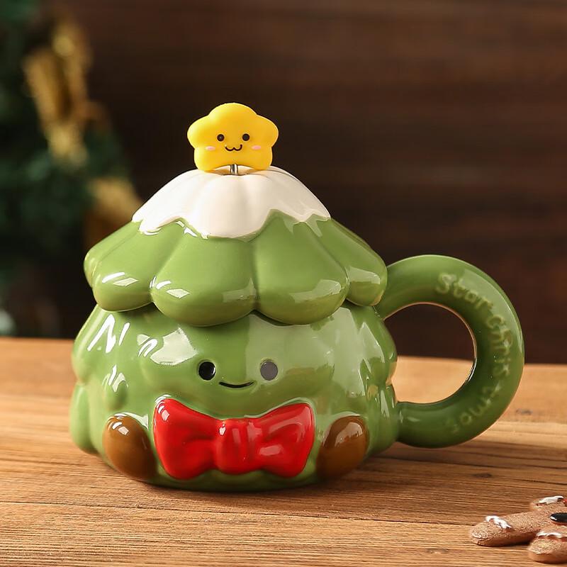

WA Christmas Tree Baby Ceramic Mug with Lid
