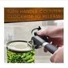 Stainless Steel Kitchen Tool Safety Hand-actuated Can Opener Side Cut Easy Grip Manual Knife for Cans Lids