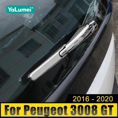 Für Peugeot 3008 GT 2017 2018 2019 2020 3008 MK2 Hybrid Auto Heckscheibenwischer Fensterwischer Abdeckung Verkleidung Zubehör