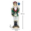 10Inches Christmas Nutcracker Soldier Gifts Hand Painted Doll Desktop Holiday Display Party Home