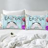 Easter Themed Duvet Cover Cute Rabbit Bedding Set Easter Egg Three-Piece Set