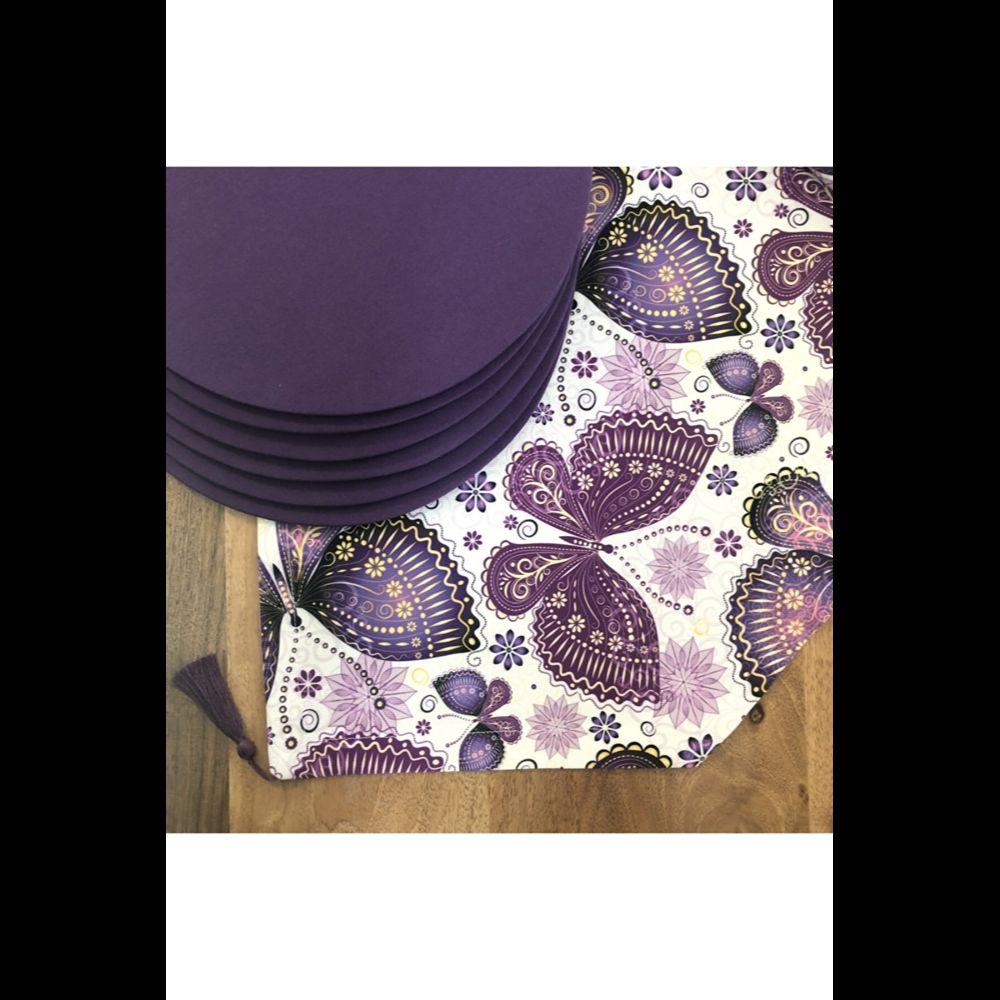 

Фиолетовый бегун-бабочка и салфетка 6 шт.