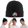 Warme Strickmütze mit Adler-Print Winter-Strickmütze Beanie Mütze Skullies Beanies Hip Hop Mützen für Unisex