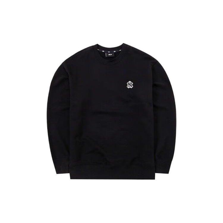 MLB Sweatshirts Unisex Black Crew Neck Moderate Regular 3AMTB0131-50BKS
