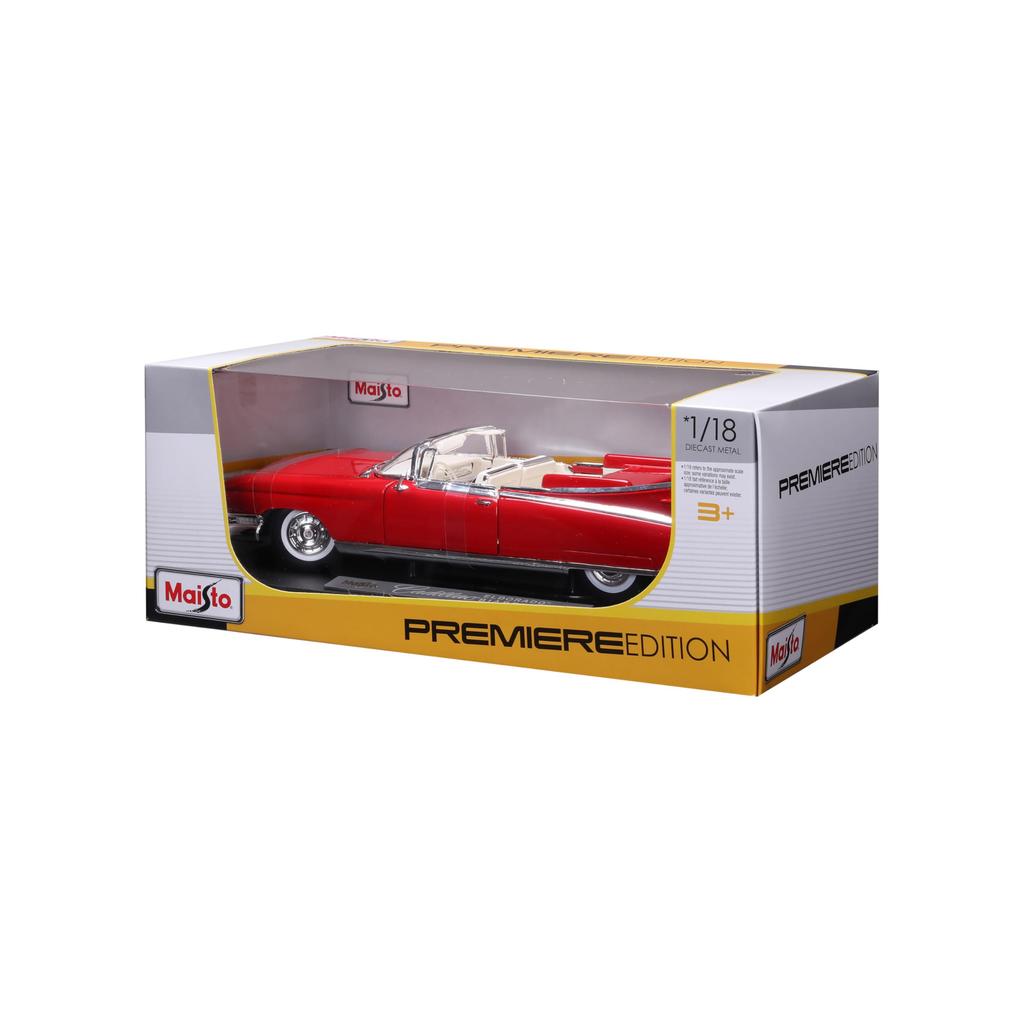 Maisto Cadillac Eldorado Biarritz 1959 Red Diecast Miniature Finished Model 36813 RD 1/18 / Car,