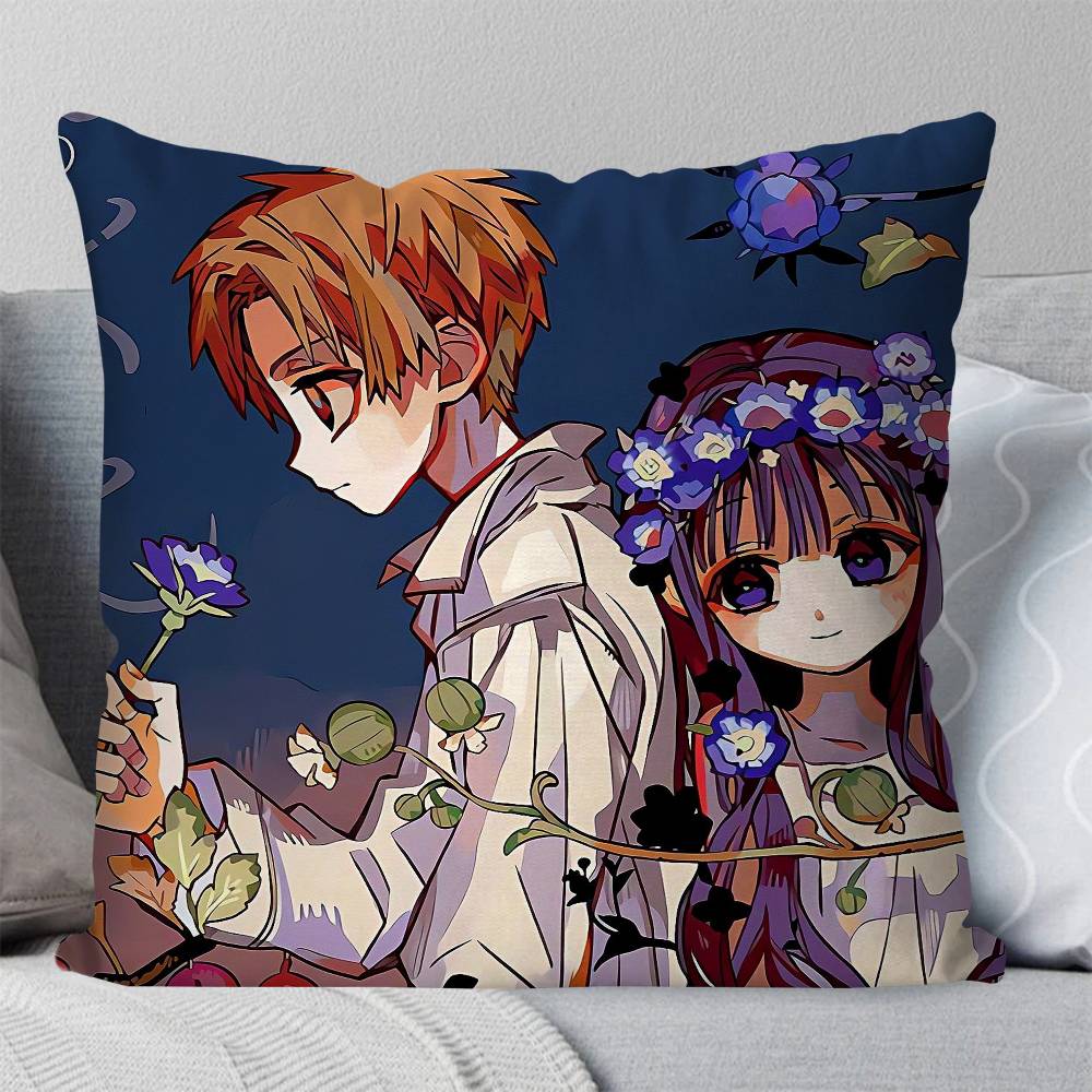 Anime Toilet BBound HHanako Kun Pillow Case Fashion Square Pillowcase Bedroom Sofa Room Ins Decoration Leisure