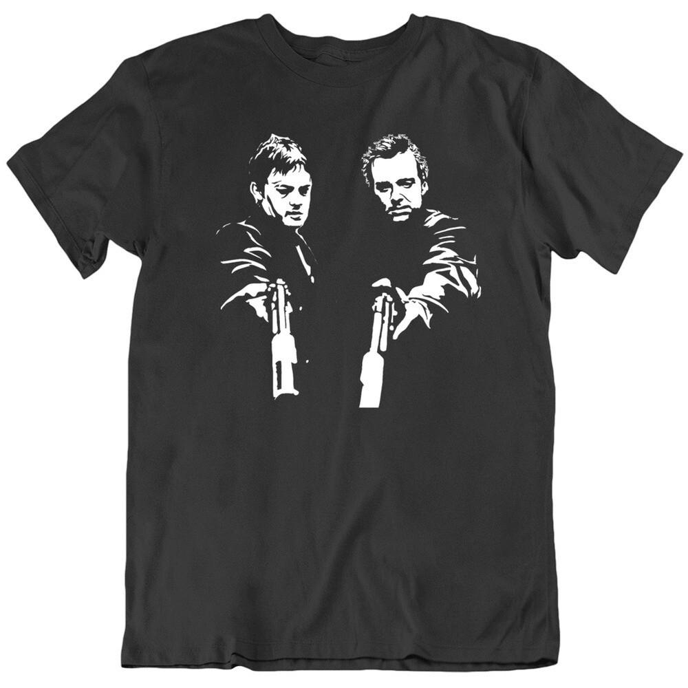 The Boondock Saints Action Shot Cult Classic 90s Movie Fan Silhouette T Shirt  Unisex T-Shirt XL