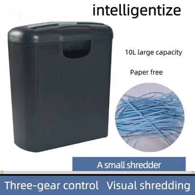10L Large Capacity Office Paper Shredder Intelligent Small Electric Mute Shredder Mini Household Paper Cutter